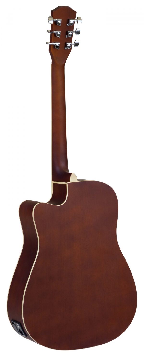 CHITARRA ACUSTICA CUT-AWAY NATURALE LUCIDA EQ  - immagine 3