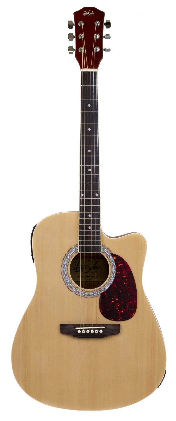 CHITARRA ACUSTICA CUT-AWAY NATURALE LUCIDA EQ 